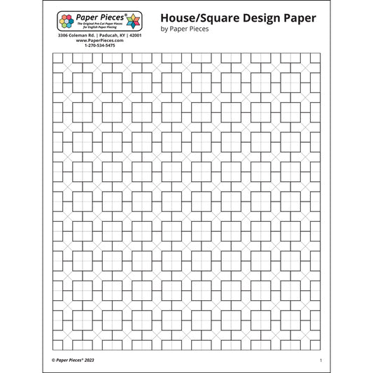 House + Square Design Sheet (FREE PDF Download)