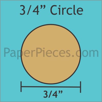 3/4" Circles