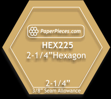 2-1/4" Hexagons