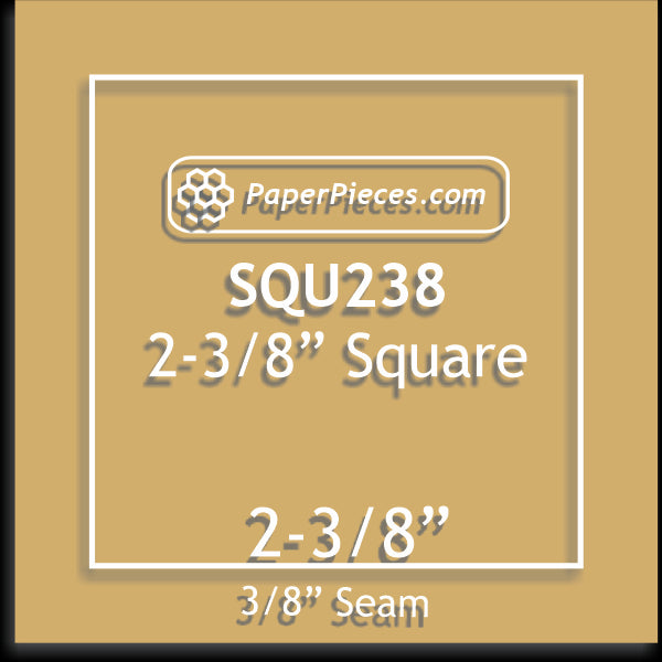 2-3/8" Squares
