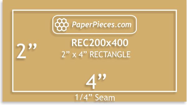2" x 4" Rectangles