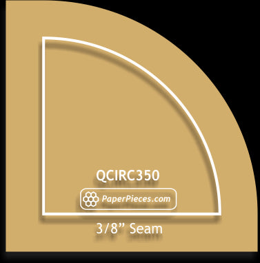 3-1/2" Quarter Circles