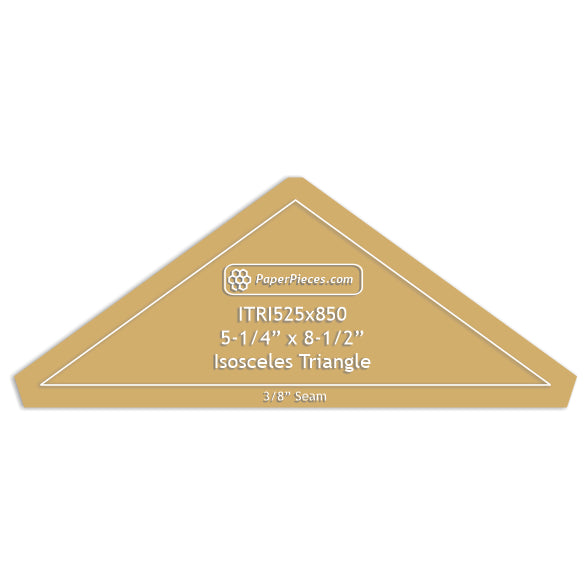 5-1/4" x 8-1/2" Isosceles Triangle