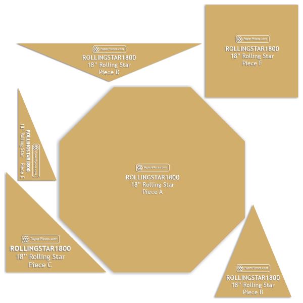 18" Rolling Star by Mary Koval