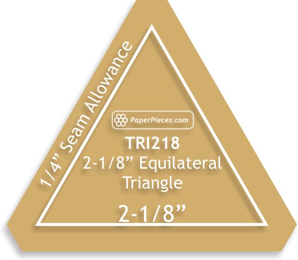 2-1/8" Equilateral Triangles