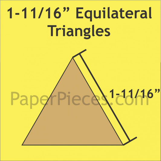 1-11/16" Equilateral Triangle