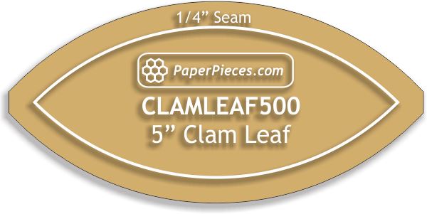 5" Clam Leaf