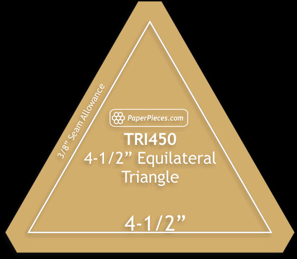 4-1/2" Equilateral Triangles