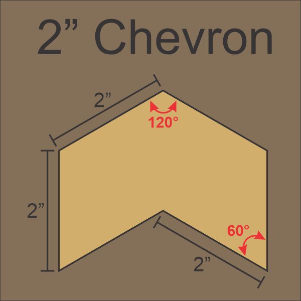 2" Chevron