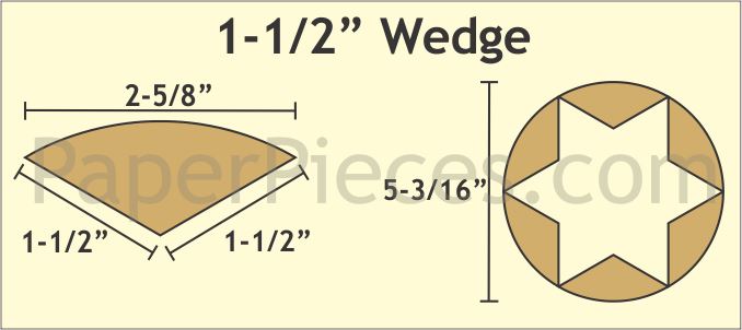 1-1/2" 6 Point Wedge