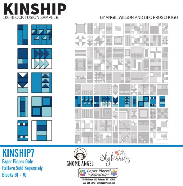 Kinship (100 Days 100 Blocks) by Angie Wilson Gnome Angel