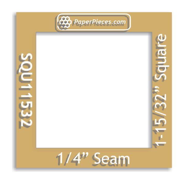 1-15/32" Square