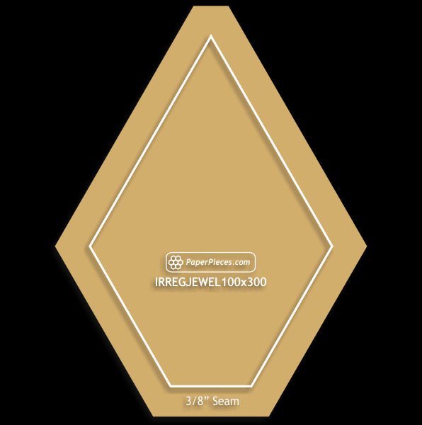1" x 3" Irregular Jewels