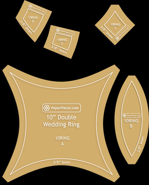 10" Double Wedding Ring