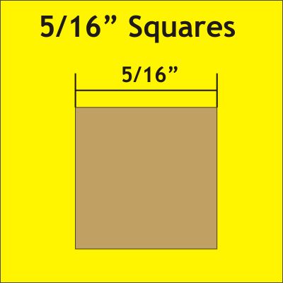 5/16" Squares
