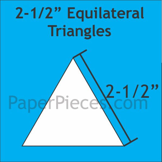 2 1/2" Equilateral Triangle