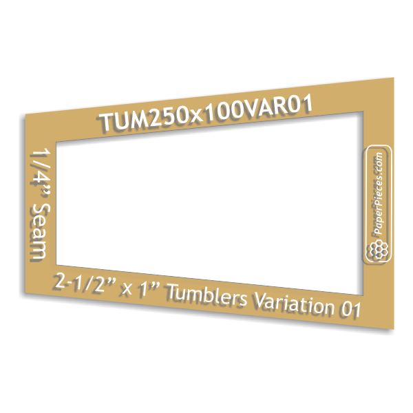2-1/2" x 1" Tumblers Variation 01