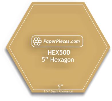 5" Hexagons