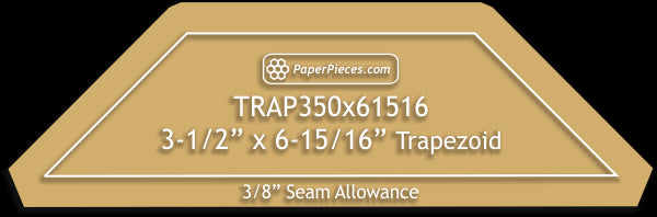 3-1/2" x 6-15/16" Trapezoids