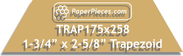 1-3/4" x 2-5/8" Trapezoid