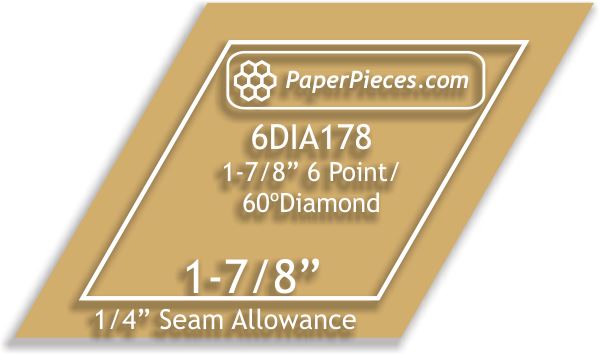 1-7/8" 6 Point Diamonds