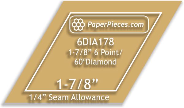 1-7/8" 6 Point Diamonds