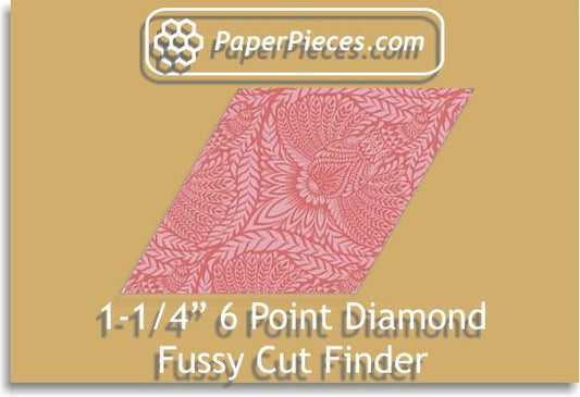 1-1/4" 60 Degree Diamond Fussy Cut Finder