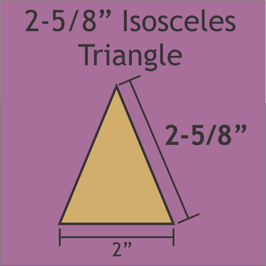 2-5/8" x 2" Isosceles Triangles