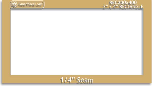 2" x 4" Rectangles