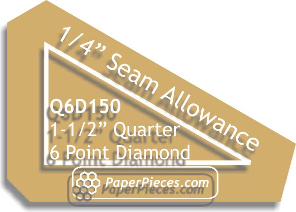 1-1/2" 6 Point Quarter Diamond