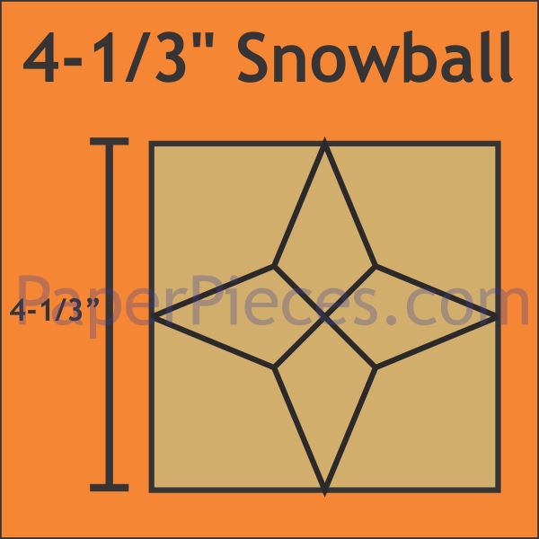 4-1/3" Snowball