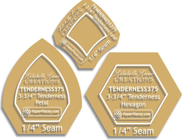 3-3/4" Tenderness Flower by Sharon Burgess