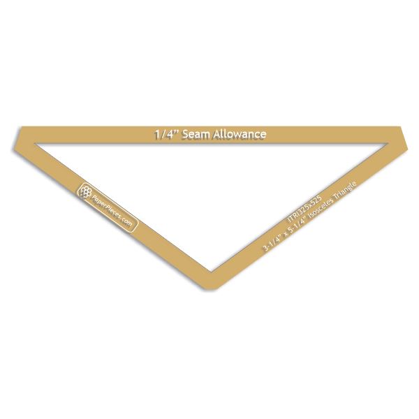 3-1/4" x 5-1/4" Isosceles Triangle
