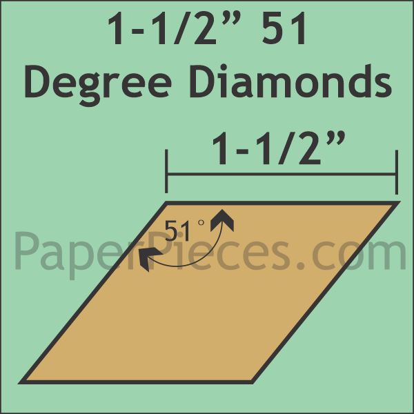 1-1/2" 51 Degree Diamond