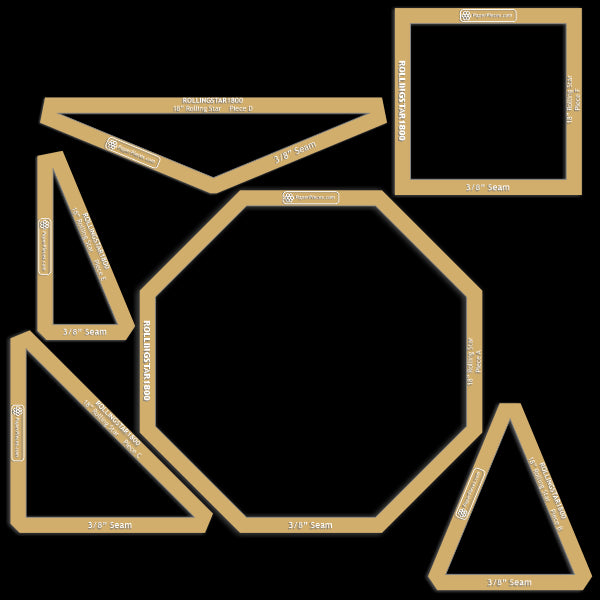 18" Rolling Star by Mary Koval