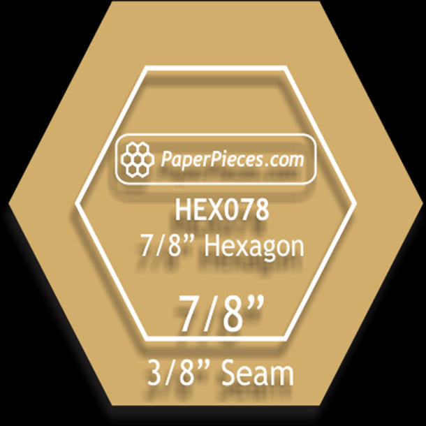 7/8" Hexagons