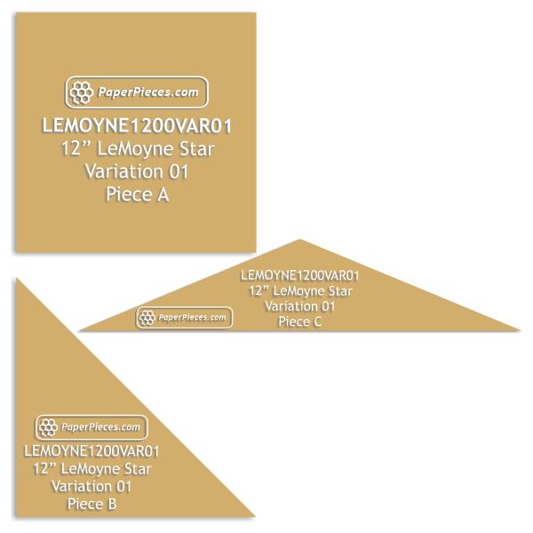 12" Lemoyne Star Variation 01