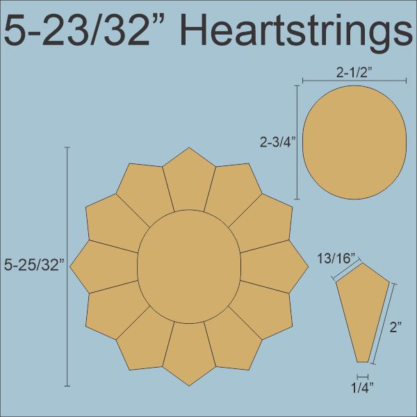 5-25/32" Heartstrings