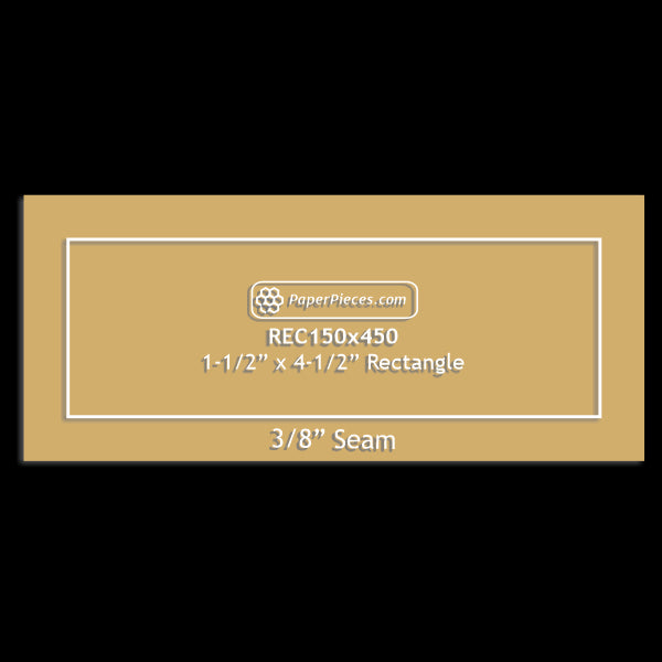 1-1/2" x 4-1/2" Rectangle