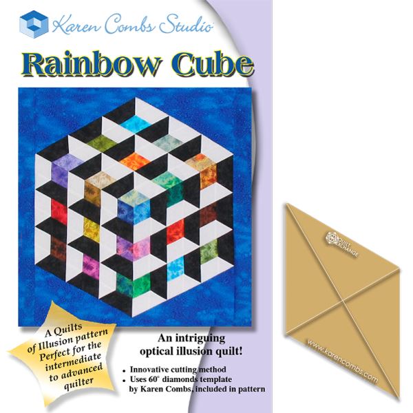 Rainbow Cube by Karen Combs