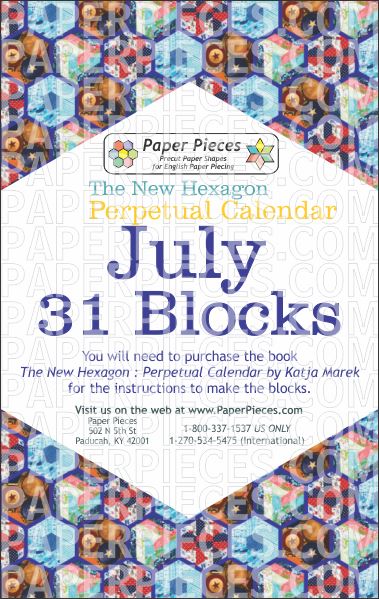 The New Hexagon Perpetual Calendar Piece Packs + Templates