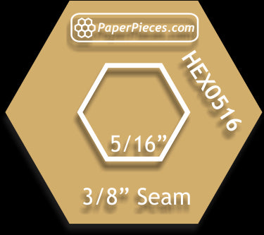 5/16" Hexagons