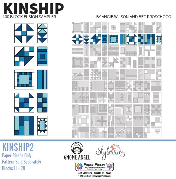Kinship (100 Days 100 Blocks) by Angie Wilson Gnome Angel