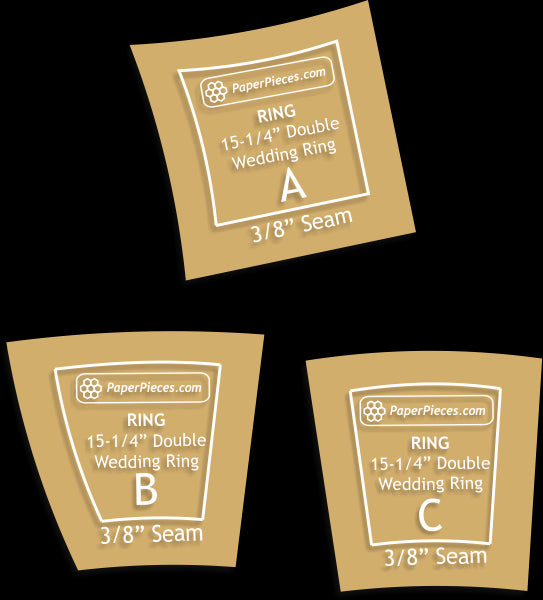 15-1/4" Double Wedding Ring