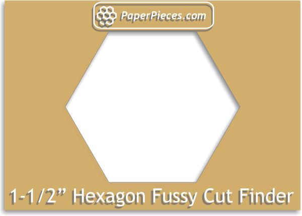 1-1/2" Hexagon Fussy Cut Finder