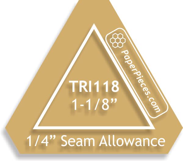 1-1/8" Equilateral Triangle