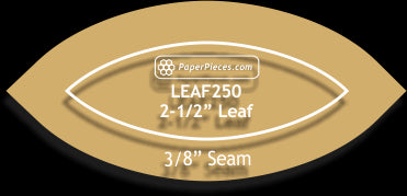 2-1/2" Leaf