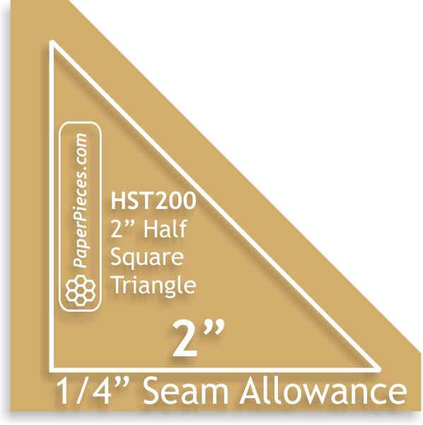 2" Half Squares Triangle