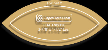 3-7/8" x 1-1/2" Leaf