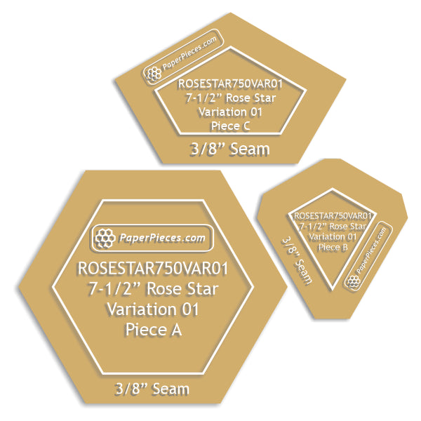 7-1/2" Rose Star Variation 01